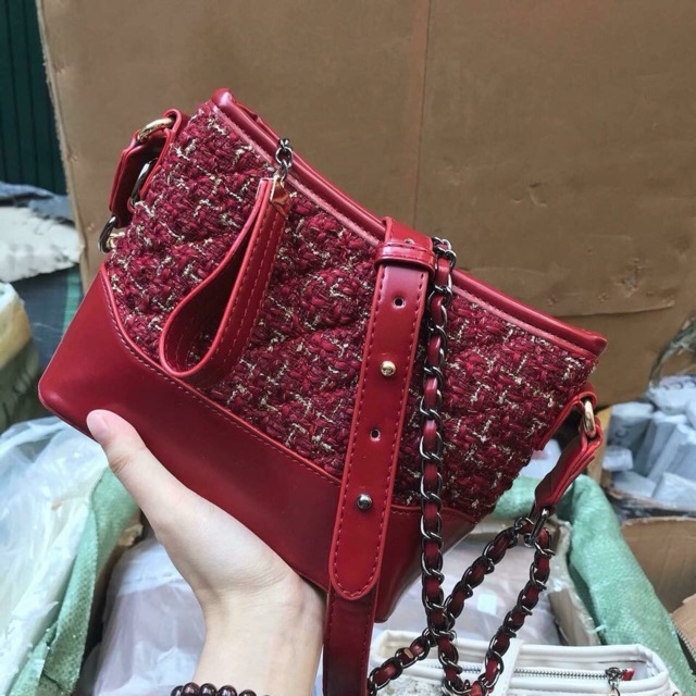 Túi boho dạ form chắc chắn