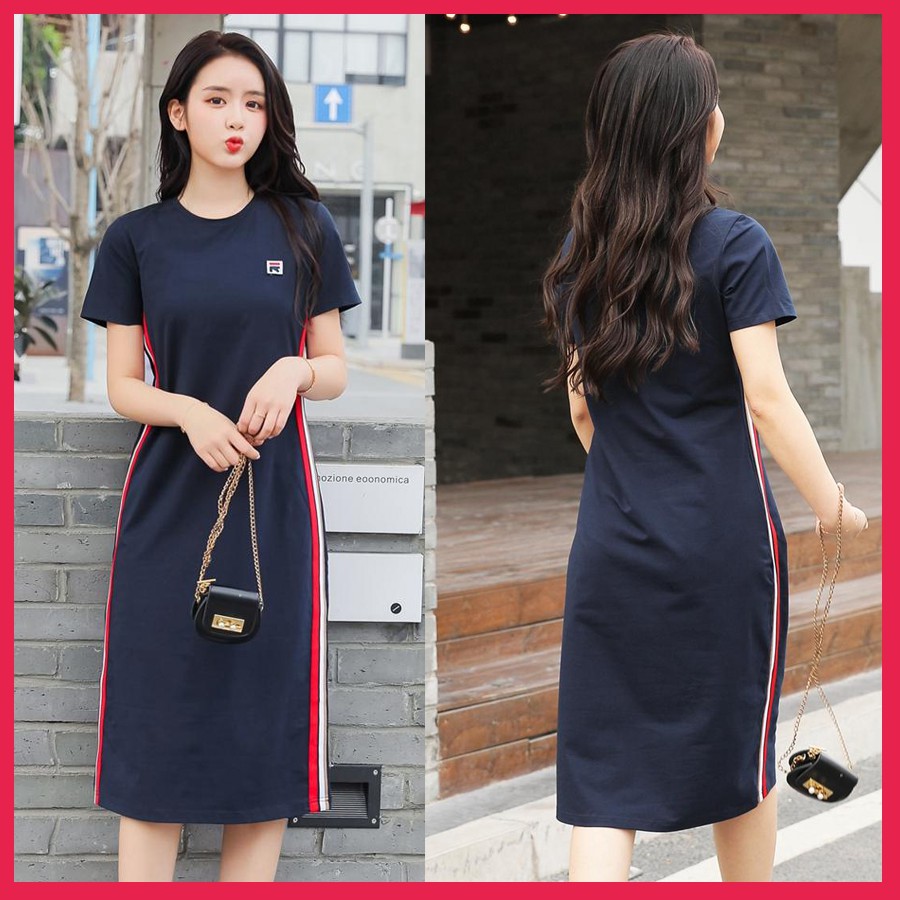 ĐẦM NỮ BIGSIZE QUẢNG CHÂU CAO CẤP,HÀNG EXMOL CHÍNH HÃNG,DÁNG DÀI,SUÔNG,CỔ TRÒN,NGẮN TAY,CHẤT THUN COTTON (50kg-80kg) | BigBuy360 - bigbuy360.vn