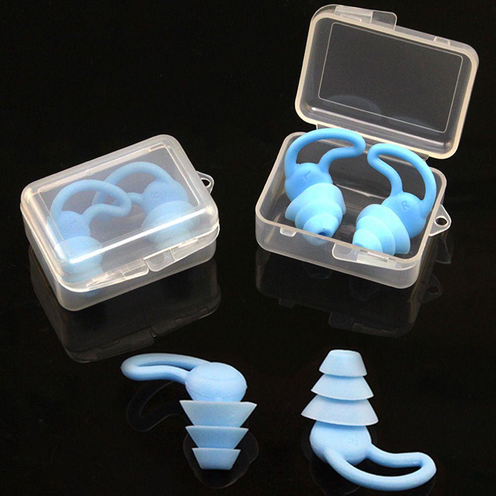 1 Cặp Nút Bịt Tai Bằng Silicon Mềm Cách Âm Chống Thấm Nước Tiện Dụng Khi Đi Du Lịch