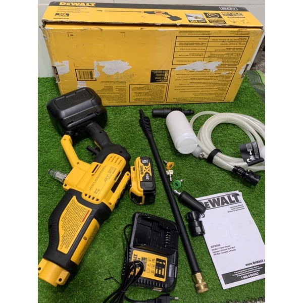 Máy rửa xe Dewatl 20v DCPW550 .pin 5ah sạc 220v