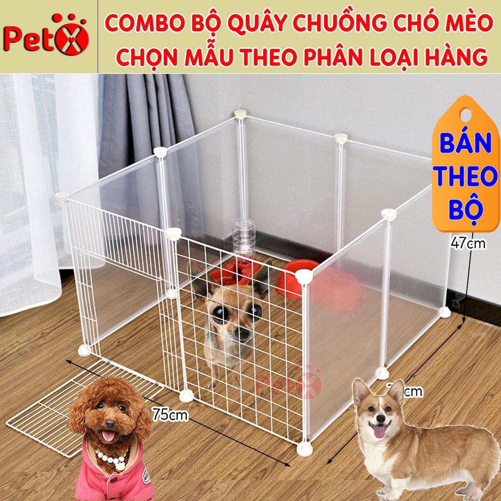 Quây chuồng chó mèo lắp ghép nuôi thú cưng sơn tĩnh điện giá rẻ-5