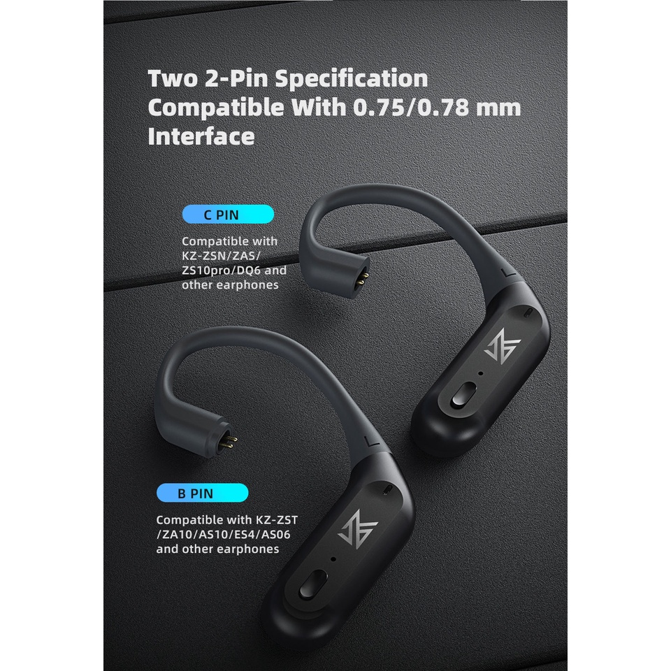 Dây móc tai nâng cấp cho tai nghe bluetooth không dây Kz AZ09 Pro 5.2 với hộp sạc