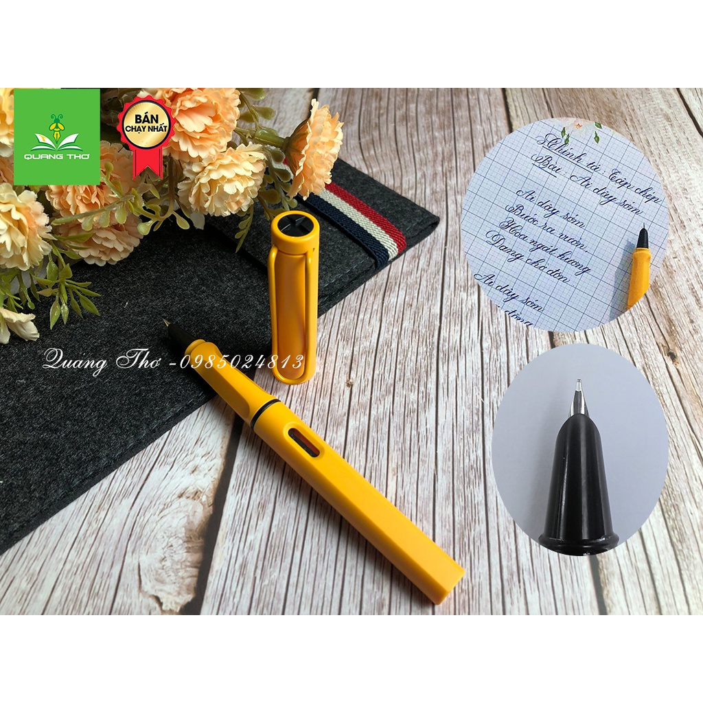 Bút nhựa 858 thân trắng cực đẹp