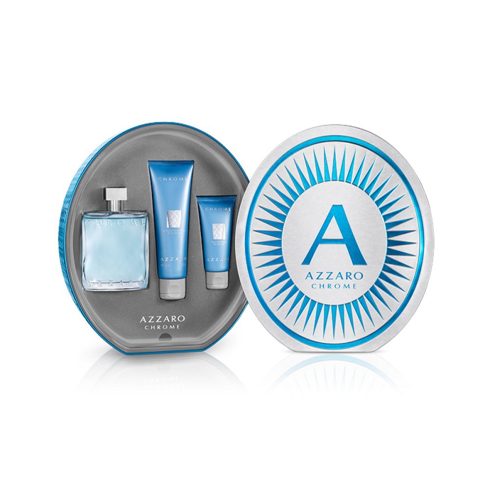 [Mã FMCGM50 - 8% đơn 250K] Set Nước Hoa Azzaro Chrome Eau De Toilette Spray (3 món) | BigBuy360 - bigbuy360.vn
