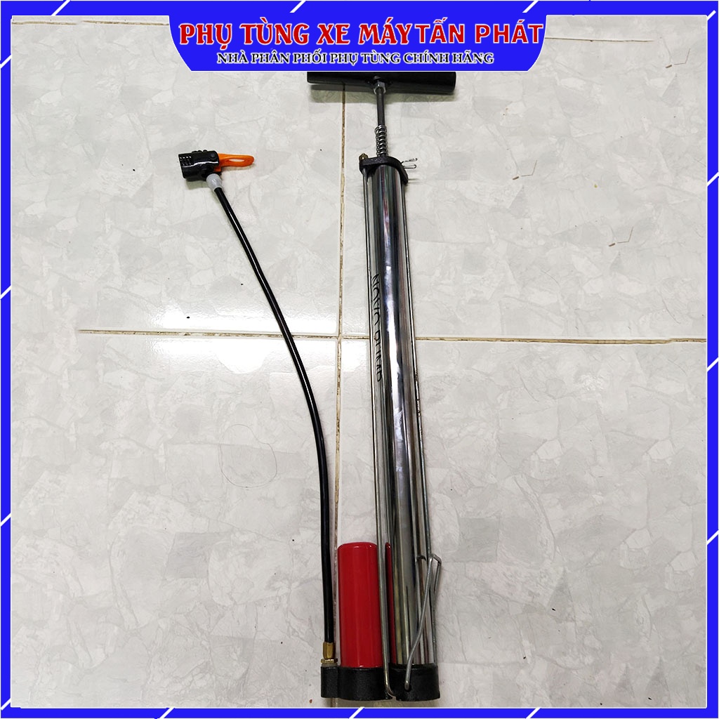 Ống Bơm Thân Mạ Inox Siêu Đẹp Dùng Bơm Xe Máy Xe Đạp Xe Đạp Điện