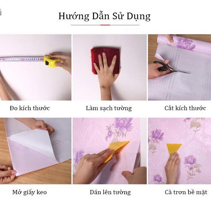 Giấy Dán Tường Màu Trắng, Decal Dán Tường Màu Trắng Nhám