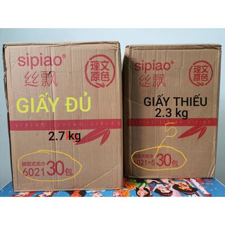 Khăn giấy giấy ăn gấu trúc sipiao 30 gói