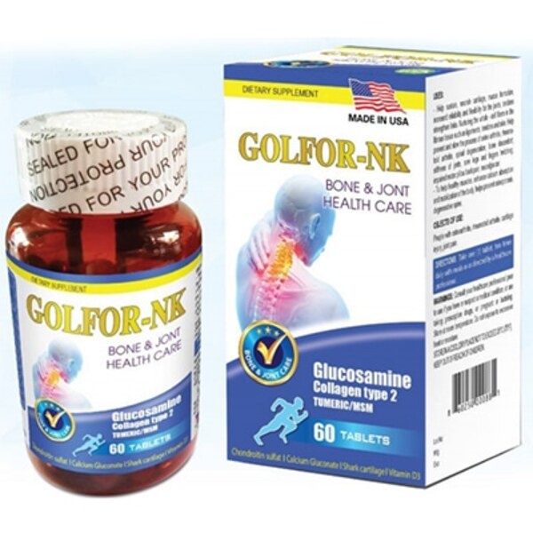 - Viên Bổ Khớp Golfor NK Bone & Jont Health Care -Lọ 60 Viên Mỹ