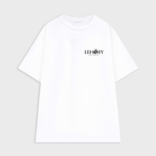 Áo thun oversize basic Lemony v1.0 trắng & đen - LMY3