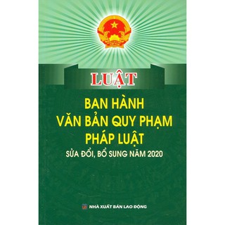 Sách - luật ban hành văn bản quy phạm pháp luật