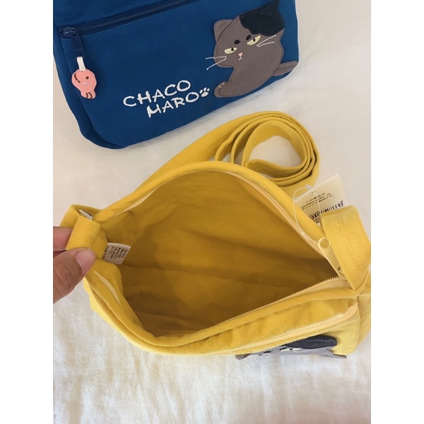 Túi đeo chéo mèo ngầu Hikosen Cara