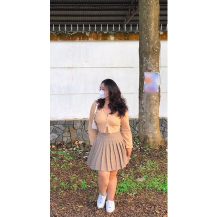 ◙▫▼ áo croptop nữ khóa kéo hai đầu cực sexy cho nàng bigsize FATTYTA CR11 | BigBuy360 - bigbuy360.vn