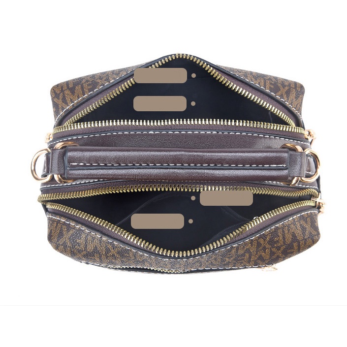 Túi xách CHUWANGLIN bằng da có dây đeo chéo thiết kế thời trang dành cho nữ