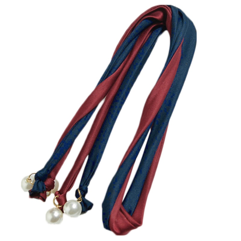 Băng Đô Tai Thỏ Mềm Mại Đính Ngọc Trai Dành Cho Nữ