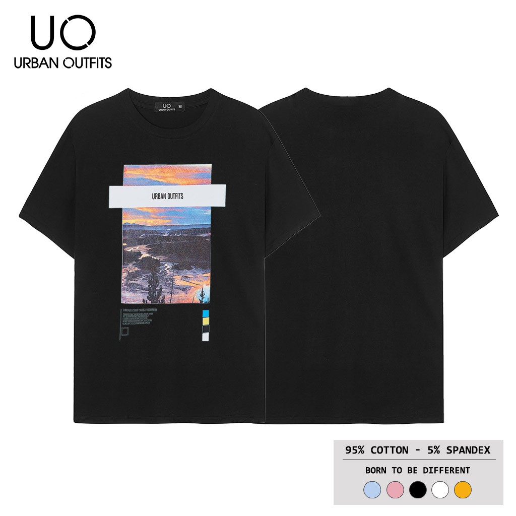 Áo Thun Tay Lỡ Nam Nữ Form Rộng URBAN OUTFITS In Sông Chiều ATO10 Cotton 4 Chiều Local Brand | BigBuy360 - bigbuy360.vn