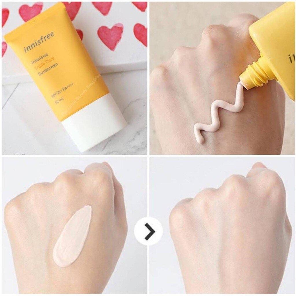 Kem Chống Nắng Innisfree Triple Care SPF 50+ PA+++