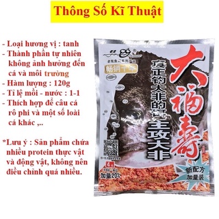 Mồi Câu Cá Rô Phi Lão Quỷ  120gr