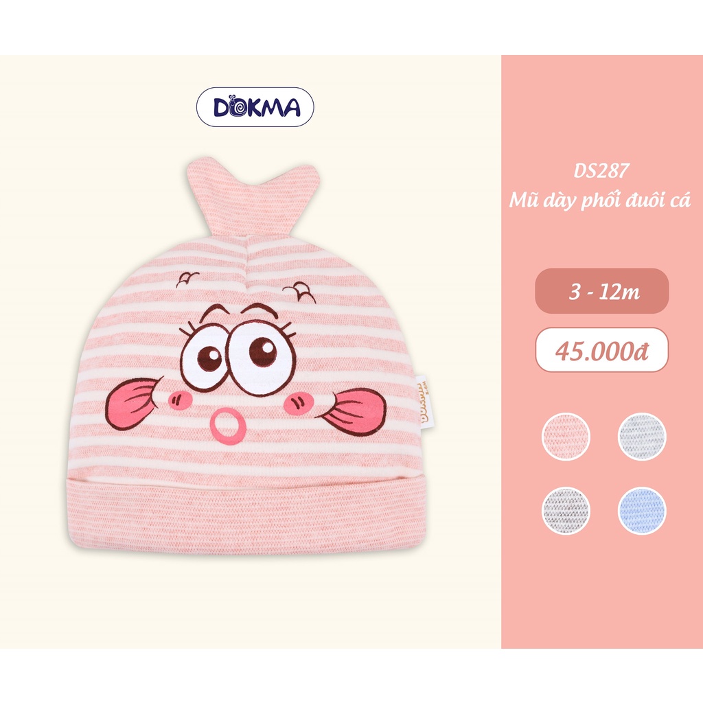 Mũ dày phối đuôi cá DOKMA DS287