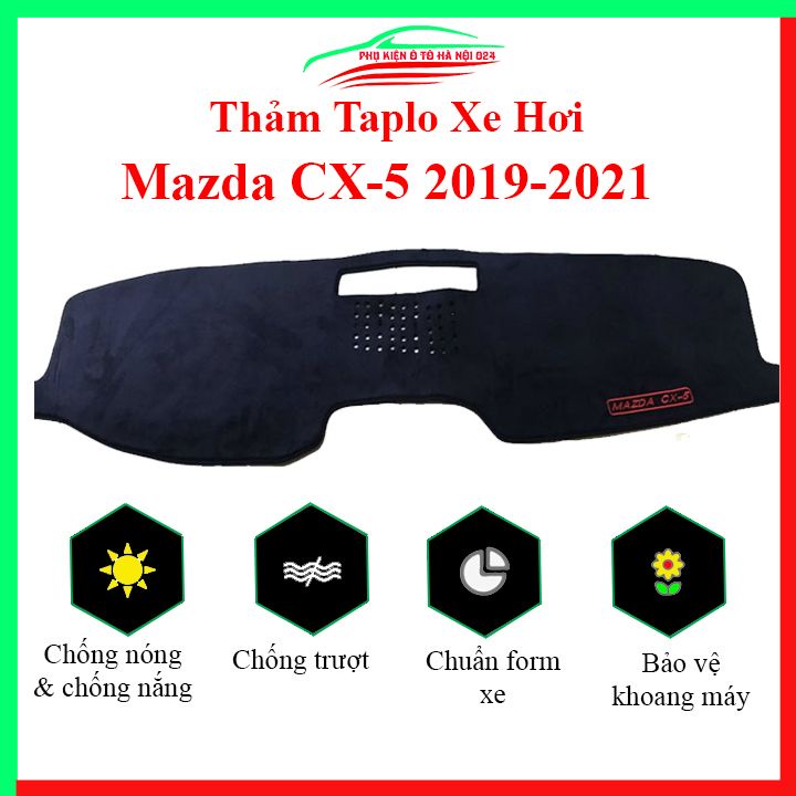 Thảm taplo xe ô tô MAZDA CX5 2019 chống nắng nóng làm mát xe mở rộng tầm nhìn