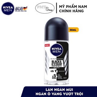 Lăn Khử Mùi Nivea Men Black & White Power 50 ML
