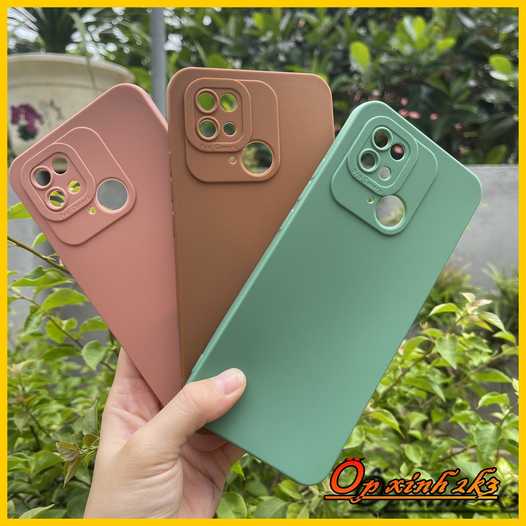 Ốp lưng cao su dẻo màu Xiaomi Redmi 10C Poco C40 K50/K50pro K50Gaming bảo vệ camera ảnh shop tự chụp