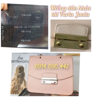 🍀Miếng dán khóa túi trong suốt Furla JUNIA siêu đẹp