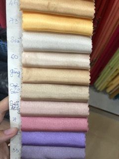 Vải áo dài phi bóng trơn