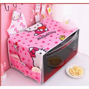 Tấm phủ lò vi sóng chống bụi Hello Kitty