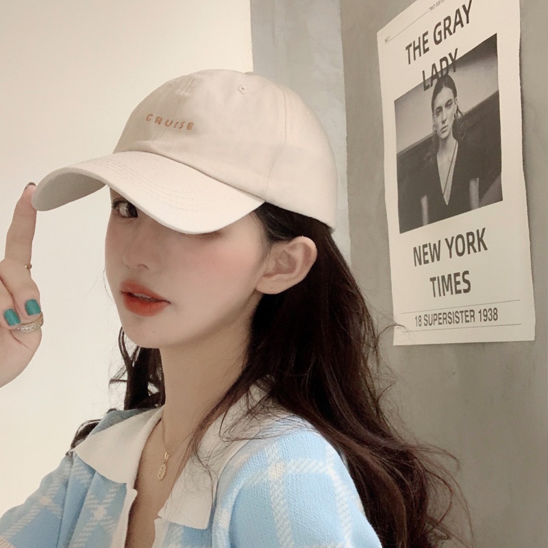 Nón kết, mũ lưỡi trai thêu chữ, nón nữ thêu chữ cruise Hayna Hats M15