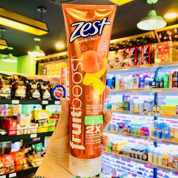 Sữa tắm Zest Fruitboost Revitalizing Shower Gel 295ml- Mỹ Date 2020