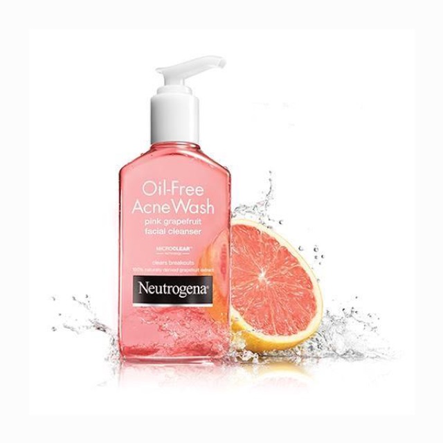 Sữa Rửa Mặt Dạng Gel Neutrogena Oil-Free Acne Wash Facial Cleanser!!!