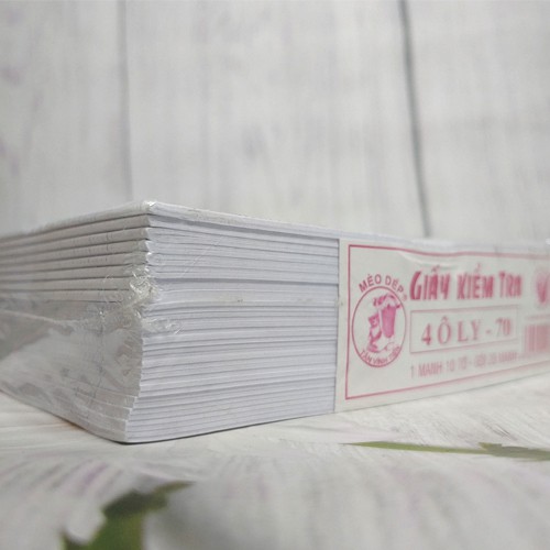 ✅ Tệp Giấy Kiểm Tra Học Sinh Tân Vĩnh Tiến - 10 tờ