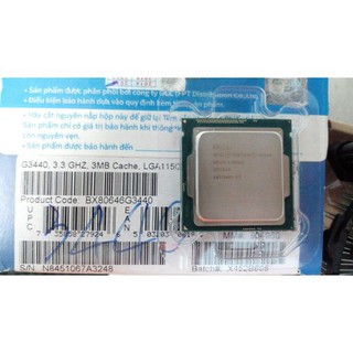 CPU Intel Haswell Pentium G3440 3.3Ghz kèm fan zin