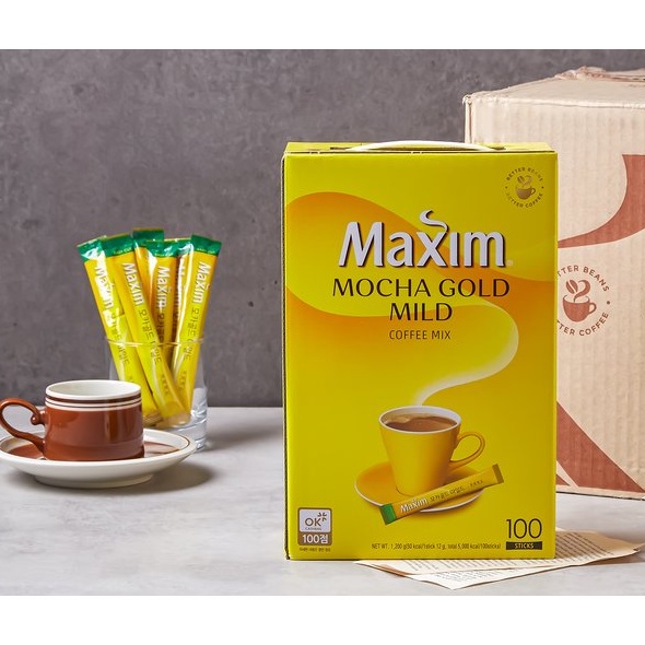 [MAXIM] CÀ PHÊ MAXIM MOCHA GOLD MILD - [맥심] 모카골드 마일드 커피믹스