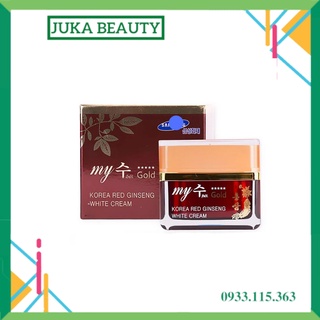 Kem sâm dưỡng trắng da hàn quốc my jin gold korea red ginseng white cream 50ml