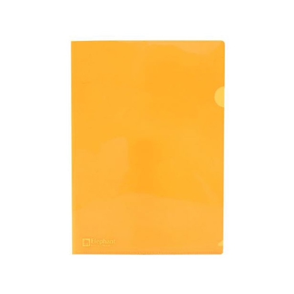 Bìa Lá Nhựa Elephant 405A4 - Cam