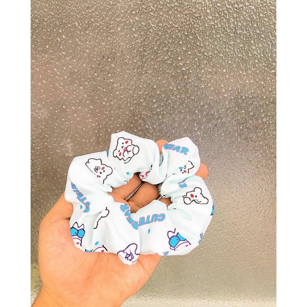 Cột Tóc Vải Scrunchies - Dây Buộc Tóc Scrunchies