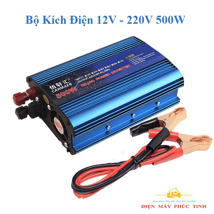 Bộ Kích Điện Inverter từ 12V Lên 220V 500W