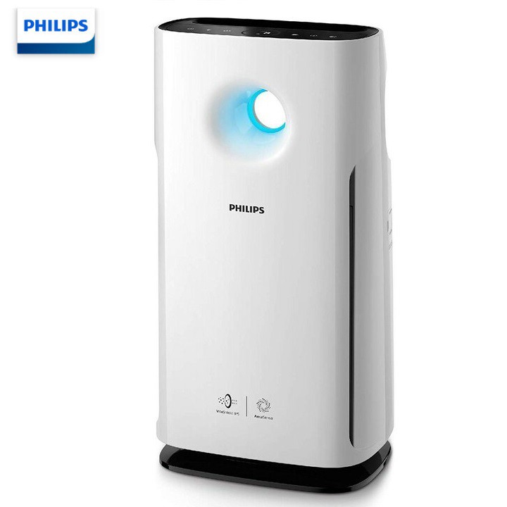 Máy lọc không khí cao cấp nhãn hiệu Philips AC3256/00 Công suất 60W, Chất lượng không khí 4 màu