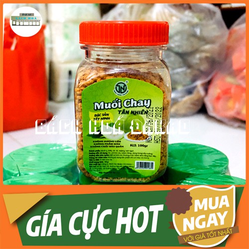 [Rẻ Vô Địch - Sỉ Giá Tận Xưởng] - Muối Tôm Chay Tân Nhiên 100G [Loại Hộp Vuông] – Muối Tây Ninh – Đặc Sản Tây Ninh