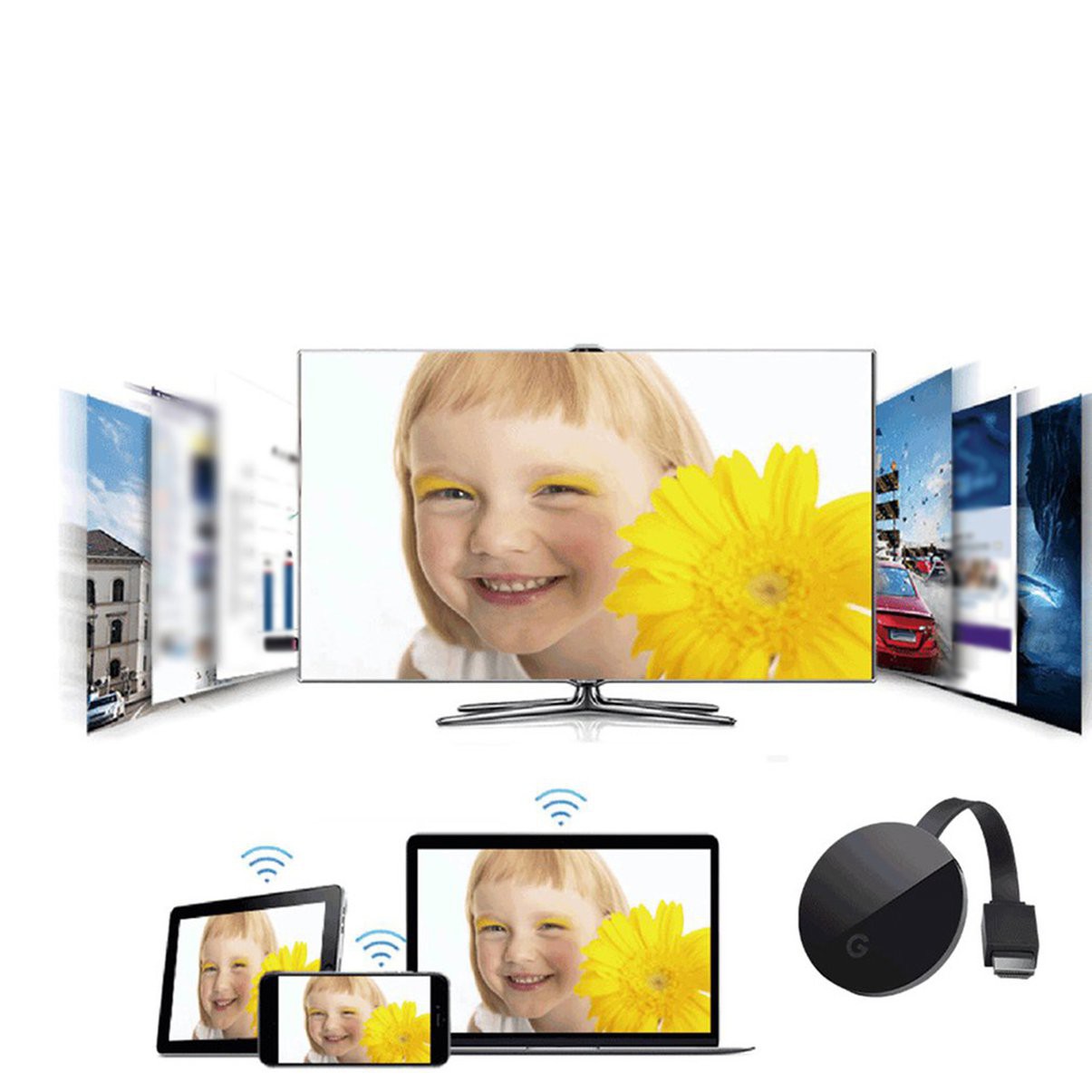 Thiết Bị Chiếu Màn Hình Không Dây Google 2.4g | BigBuy360 - bigbuy360.vn