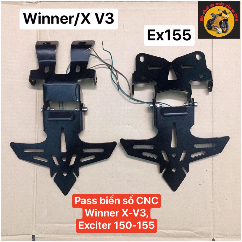 Pass/pát biển số CNC Winner X-V3 Exciter 150-155