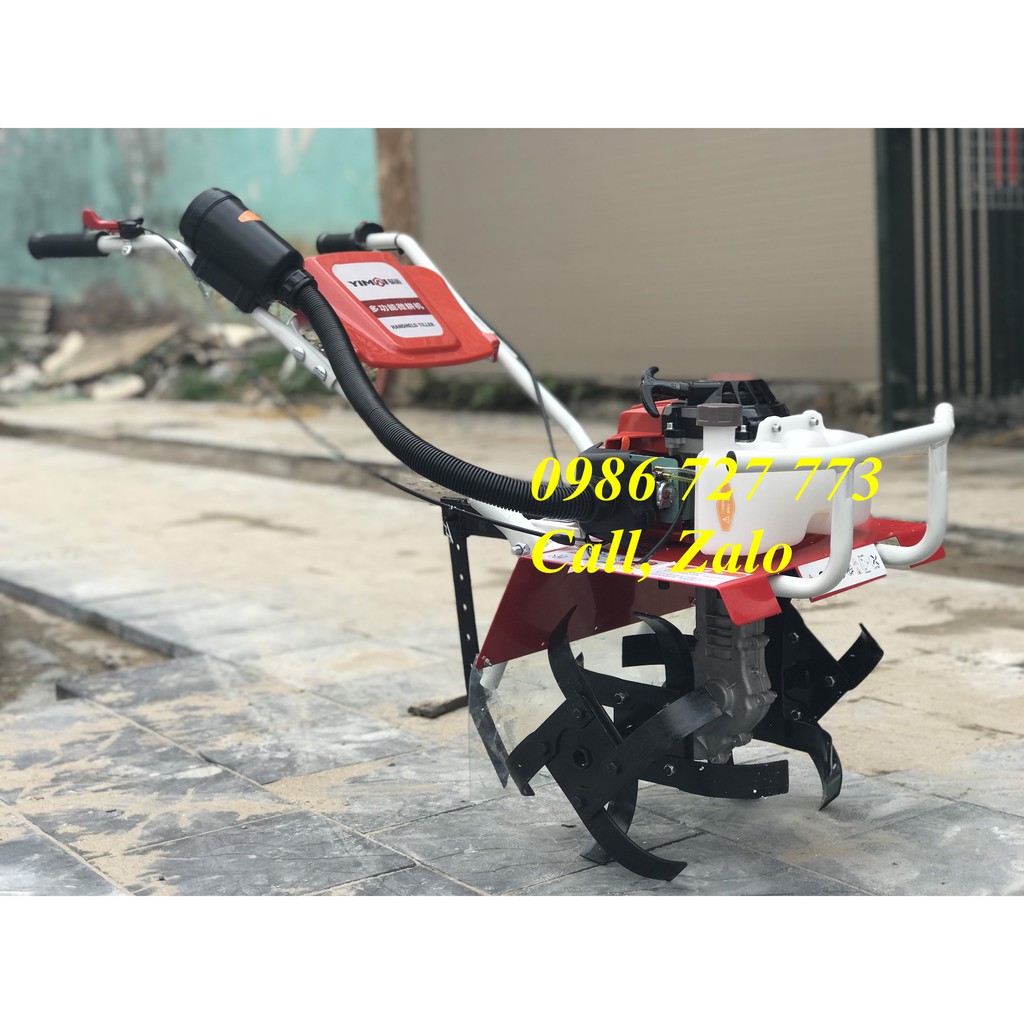 Máy xới đất mini động cơ 2 thì, Máy xạc cỏ cho cây ăn quả