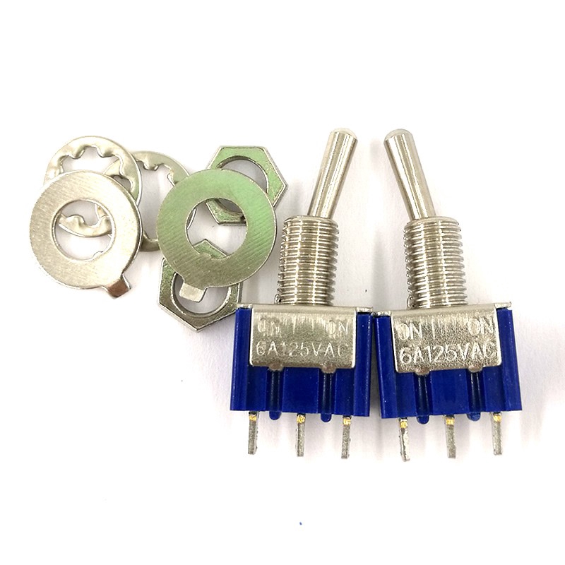 Set 5 Công Tắc Gạt Mini MTS-102 SPDT 6A 125V AC / 3A 250V AC 3 Chấu