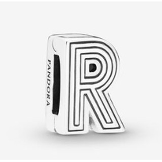 Pure Silver Letter Clip Charm