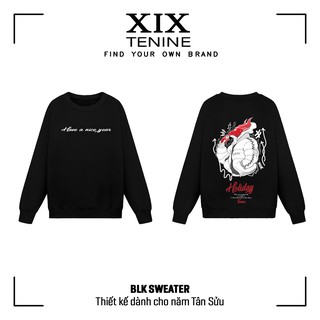 [Local Brand + Freeship] Áo Sweater form rộng BUFFALO SWEATER - READY FOR A POWERFUL YEAR
