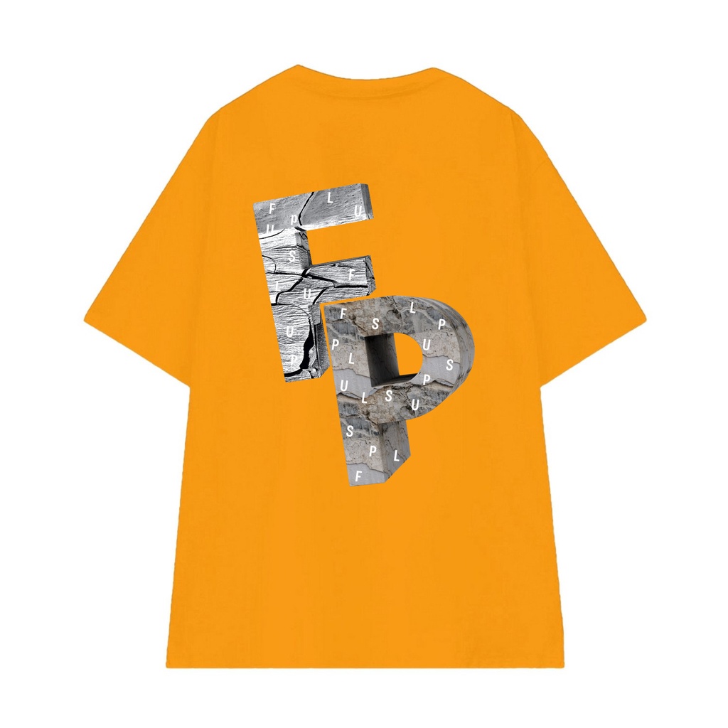 Áo thun form rộng unisex FPLUS tee tay lỡ in hình FP65