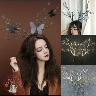 Sừng hươu chụp hình biểu diễn đạo cụ chụp hình cho người lớn và trẻ em