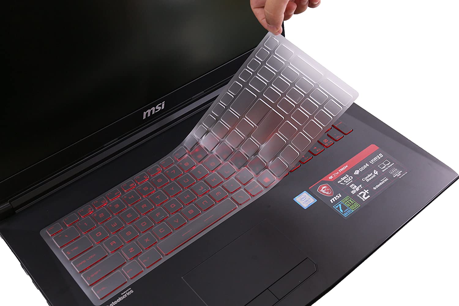 Vỏ Tpu Bảo Vệ Bàn Phím Cho Msi Msi Gf62 Gp62 Gl62m Gt62vr Gf62vr Ge63vr Gs63 Gs63vr Gp72 Gp 17.3 Inch Msi Gs Gp75r Gsf72 Gv73r