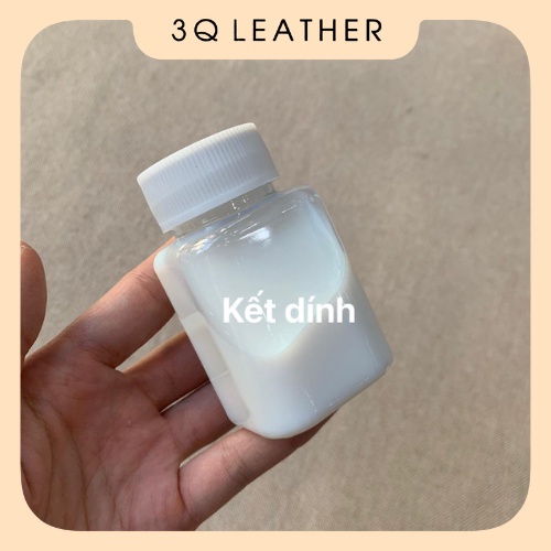 Chất kết dính hũ 100ml làm cho cạnh, viền da và sơn cạnh dính chắc với nhau, Kết dính phục vụ trong ngành da thủ công